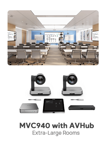 video conference system for extra-large room
